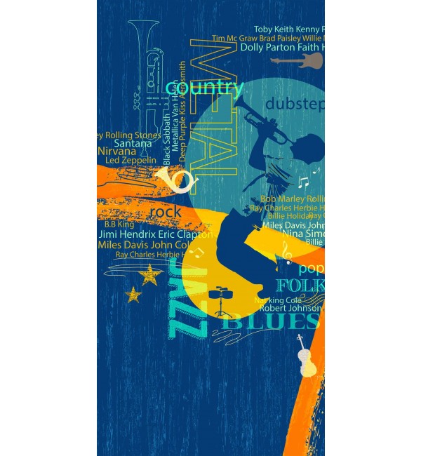Blues 1 Digital Laminate Sheets