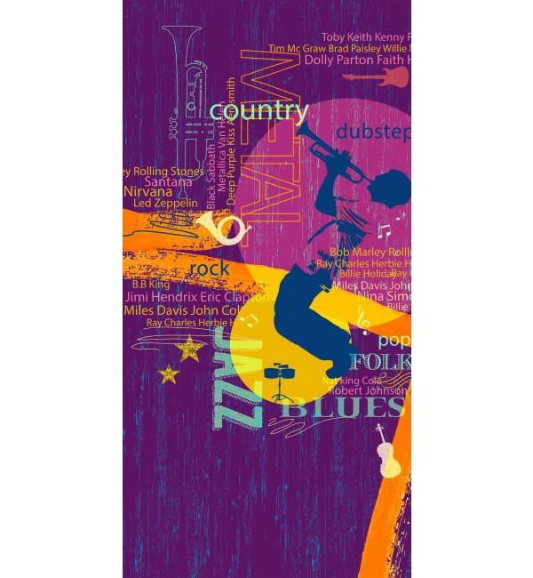 Blues 3 Digital Laminate Sheets