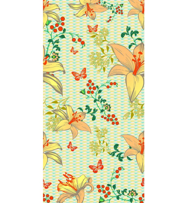 Exotic Lily 5 Digital Laminate Sheets