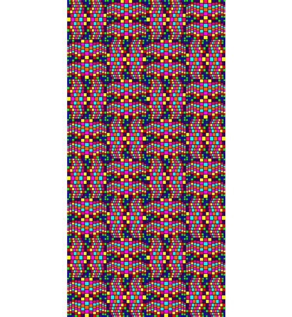 Psychedelic Digital Laminate Sheets