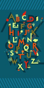 Alphabet 1 Super Gloss (SGL) laminate sheets by Greenlam