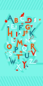 Alphabet 3 Super Gloss (SGL) laminate sheets by Greenlam