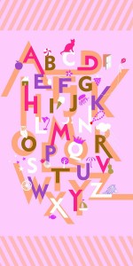 Alphabet 4 Super Gloss (SGL) laminates by Greenlam