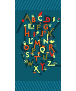 Alphabet 1 Suede (SUD) laminate sheets by Greenlam
